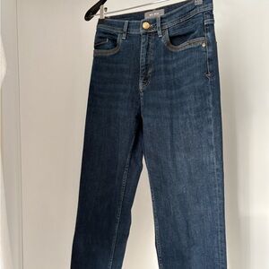 Women's Dark Blue Boot Cut Jeans